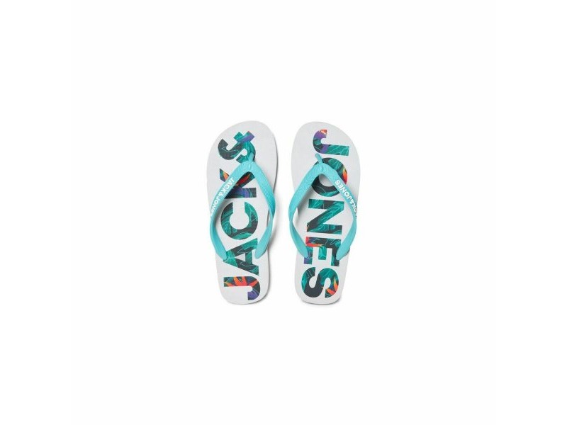 Джапанки за мъже Jack & Jones FWLOGO PALM PRINT 12230642 Сив
