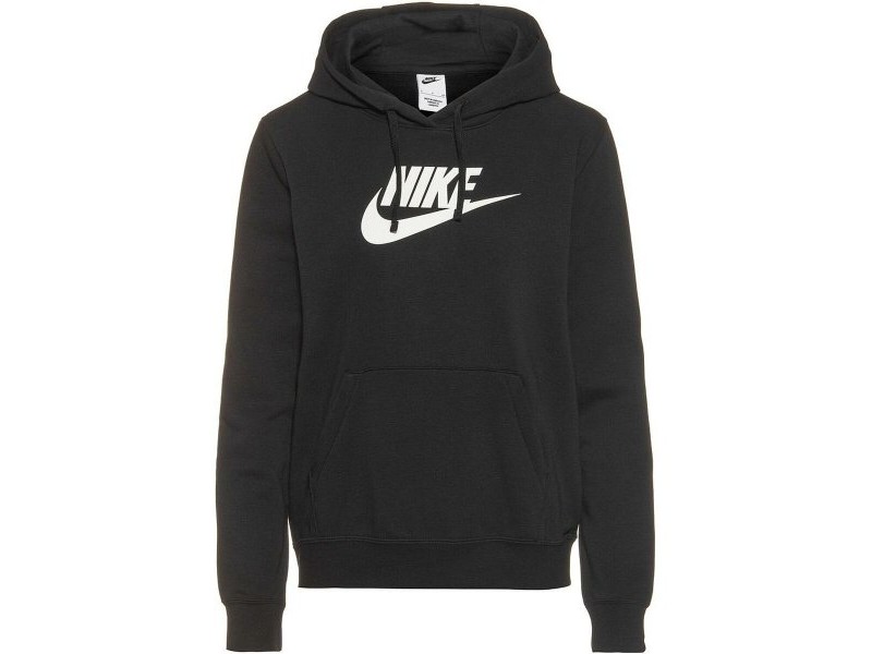 Дамски суичър с качулка Nike FLC GX STD PO HDY DQ5775 010 Черен