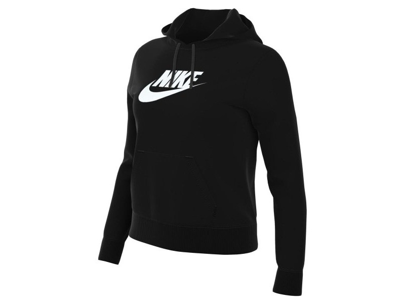 Дамски суичър с качулка Nike FLC GX STD PO HDY DQ5775 010 Черен