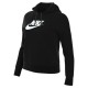 Дамски суичър с качулка Nike FLC GX STD PO HDY DQ5775 010 Черен