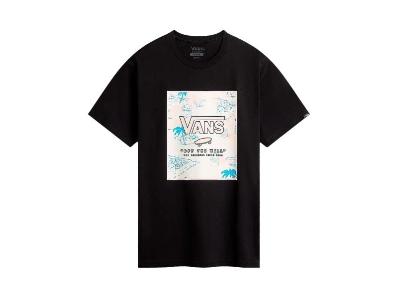 Мъжка тениска с къс ръкав Vans MN CLASSIC PRINT BOX VN0A5E7YCYV1 Оранжев
