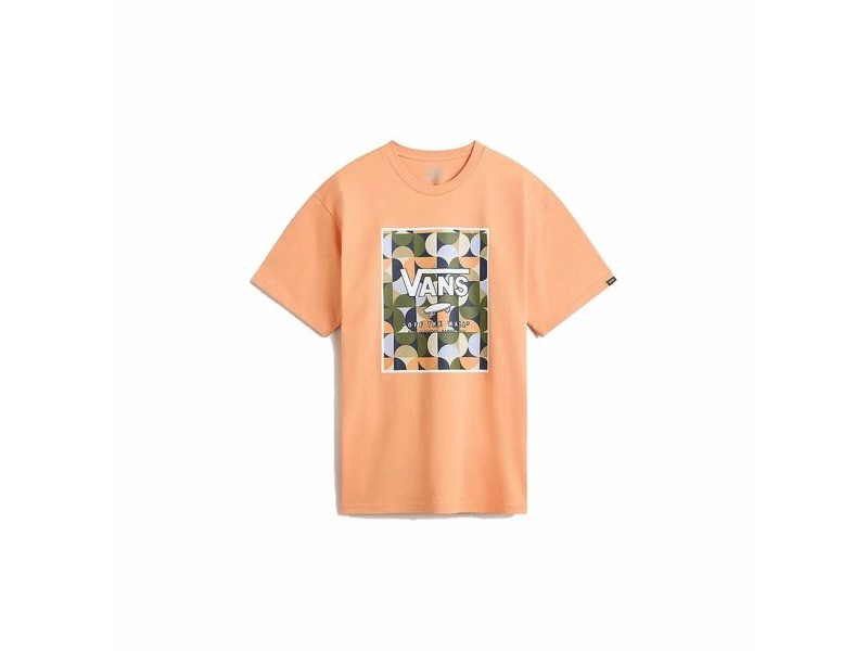 Мъжка тениска с къс ръкав Vans MN CLASSIC PRINT BOX VN0A5E7YD051 Оранжев