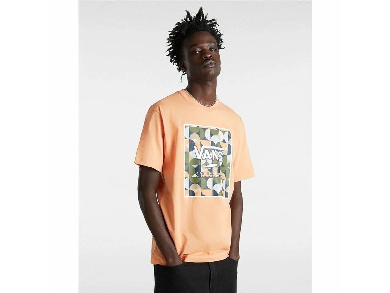 Мъжка тениска с къс ръкав Vans MN CLASSIC PRINT BOX VN0A5E7YD051 Оранжев