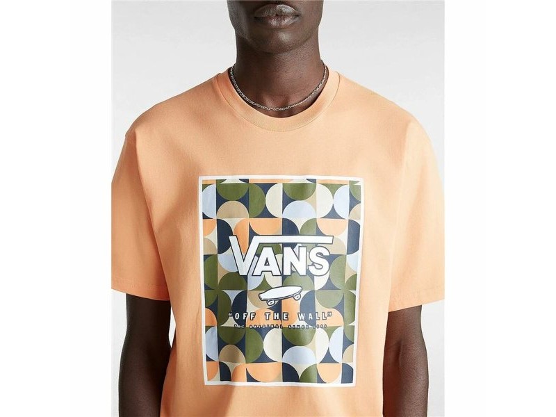 Мъжка тениска с къс ръкав Vans MN CLASSIC PRINT BOX VN0A5E7YD051 Оранжев