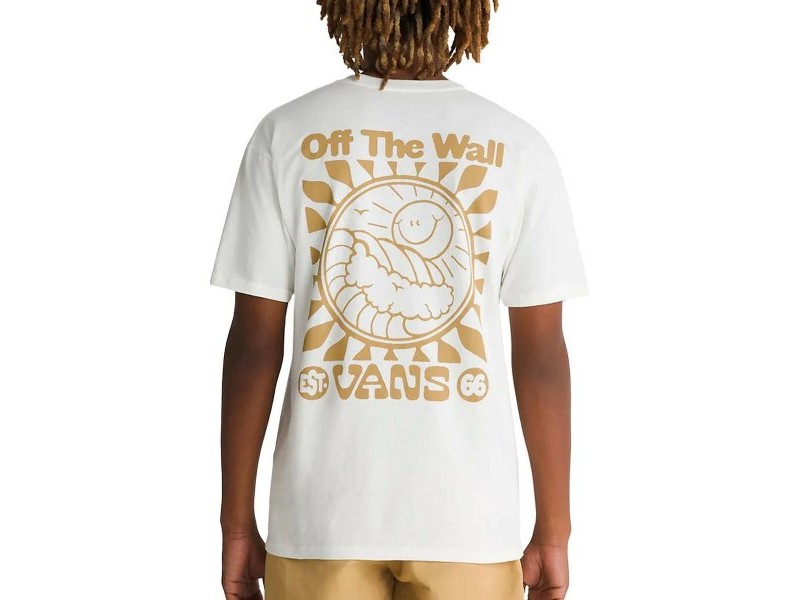 Мъжка тениска с къс ръкав Vans SUN AND SURF SS TEE VN000G5KFS81 Бял