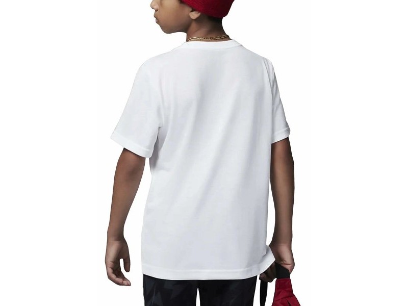 Детски Тениска с къс ръкав Jordan JUMPMAN SUSTAINABLE GRAPHI 95B922 001 Бял