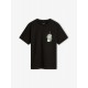 Детски Тениска с къс ръкав Vans Lil Reggie SS VN000JC4BLK1 Черен