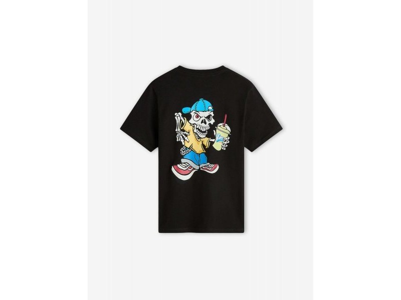 Детски Тениска с къс ръкав Vans Lil Reggie SS VN000JC4BLK1 Черен