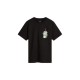 Детски Тениска с къс ръкав Vans Lil Reggie SS VN000JC4BLK1 Черен