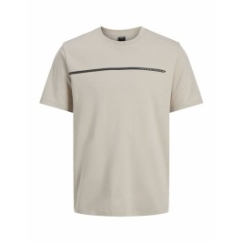 Мъжка тениска с къс ръкав Jack & Jones JCOFUSION FULL BRANDING 12273120 Сив