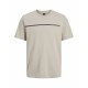 Мъжка тениска с къс ръкав Jack & Jones JCOFUSION FULL BRANDING 12273120 Сив