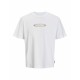 Мъжка тениска с къс ръкав Jack & Jones JCOPACER BRANDING PRINT 12273880 Бял