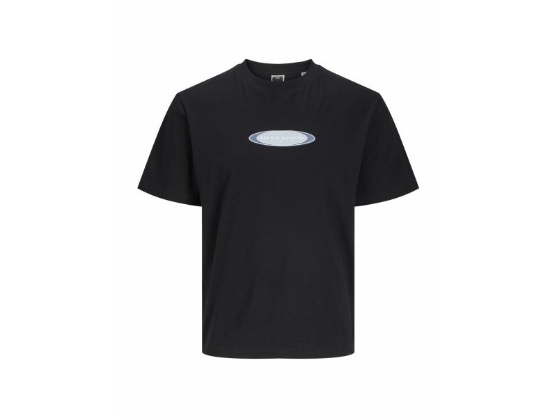 Мъжка тениска с къс ръкав Jack & Jones JCOPACER BRANDING PRINT 12273880 Черен