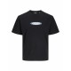 Мъжка тениска с къс ръкав Jack & Jones JCOPACER BRANDING PRINT 12273880 Черен