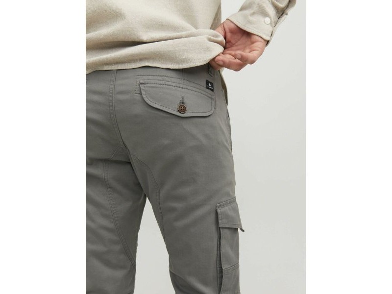 панталони Jack & Jones JPSTPAUL JJFLAKE CARGO 12139912 Сив
