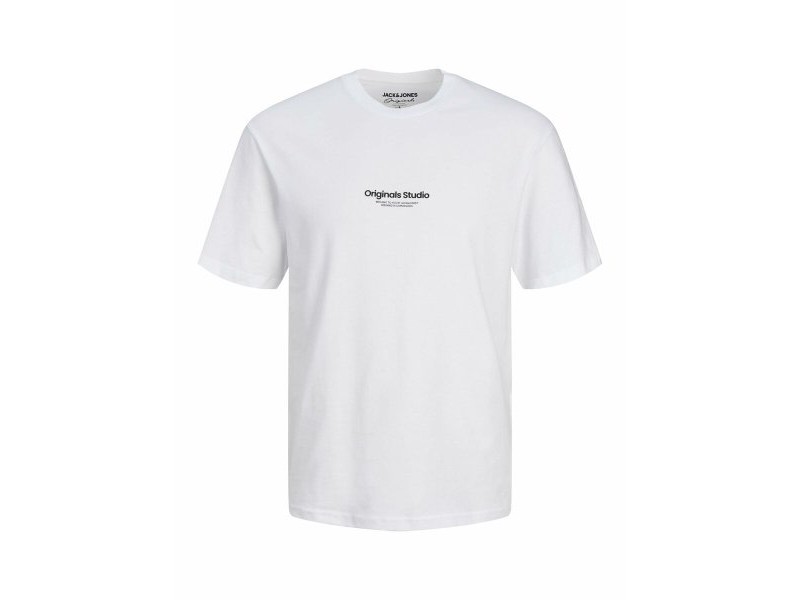 Мъжка тениска с къс ръкав Jack & Jones JORVESTERBRO TEE SS 12240121 Бял
