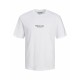 Мъжка тениска с къс ръкав Jack & Jones JORVESTERBRO TEE SS 12240121 Бял