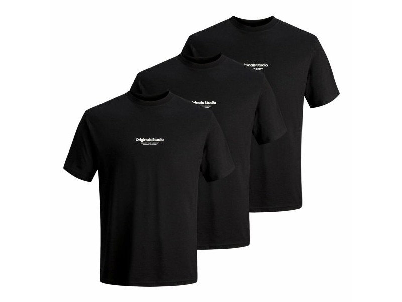 Мъжка тениска с къс ръкав Jack & Jones JORVESTERBRO TEE SS 12240121 Черен
