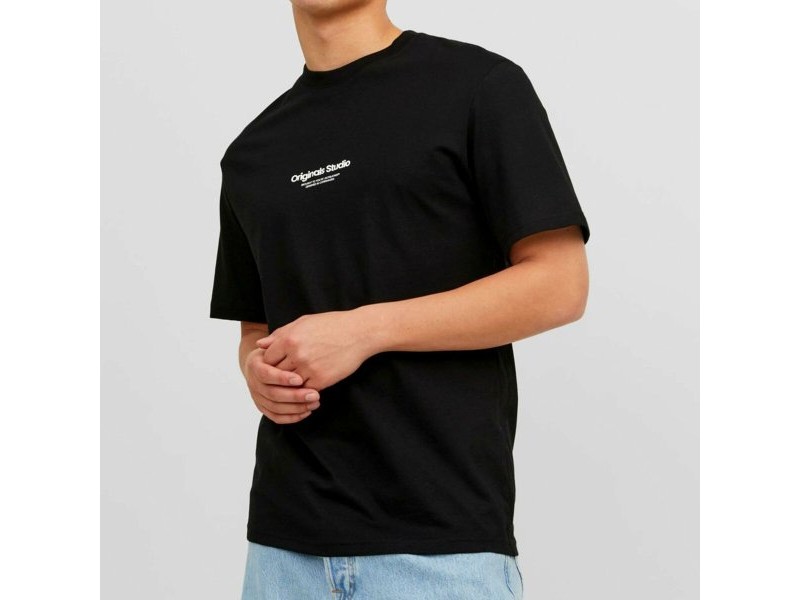 Мъжка тениска с къс ръкав Jack & Jones JORVESTERBRO TEE SS 12240121 Черен