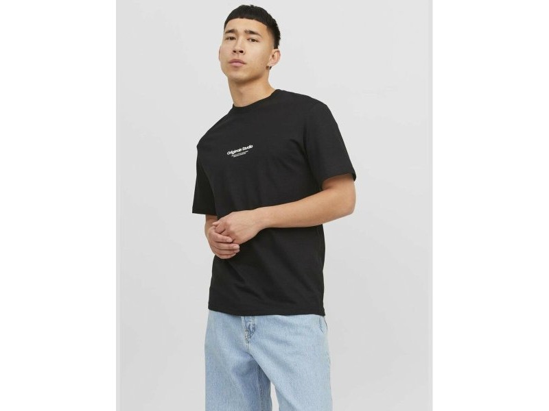 Мъжка тениска с къс ръкав Jack & Jones JORVESTERBRO TEE SS 12240121 Черен