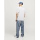 Мъжка тениска с къс ръкав Jack & Jones JCOTARMAC CAMO FRONT TEE 12273239 Бял