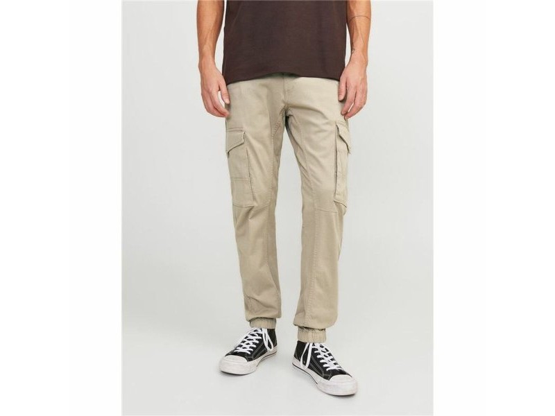 панталони Jack & Jones JPSTPAUL JJFLAKE CARGO CROCKERY NOOS 12193754 Бежов панталони Jack & Jones JPSTPAUL JJFLAKE CARGO CROCKERY NOOS 12193754 Бежов
