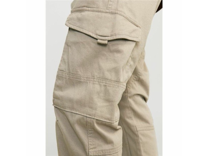 панталони Jack & Jones JPSTPAUL JJFLAKE CARGO CROCKERY NOOS 12193754 Бежов панталони Jack & Jones JPSTPAUL JJFLAKE CARGO CROCKERY NOOS 12193754 Бежов