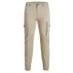 панталони Jack & Jones JPSTPAUL JJFLAKE CARGO CROCKERY NOOS 12193754 Бежов панталони Jack & Jones JPSTPAUL JJFLAKE CARGO CROCKERY NOOS 12193754 Бежов