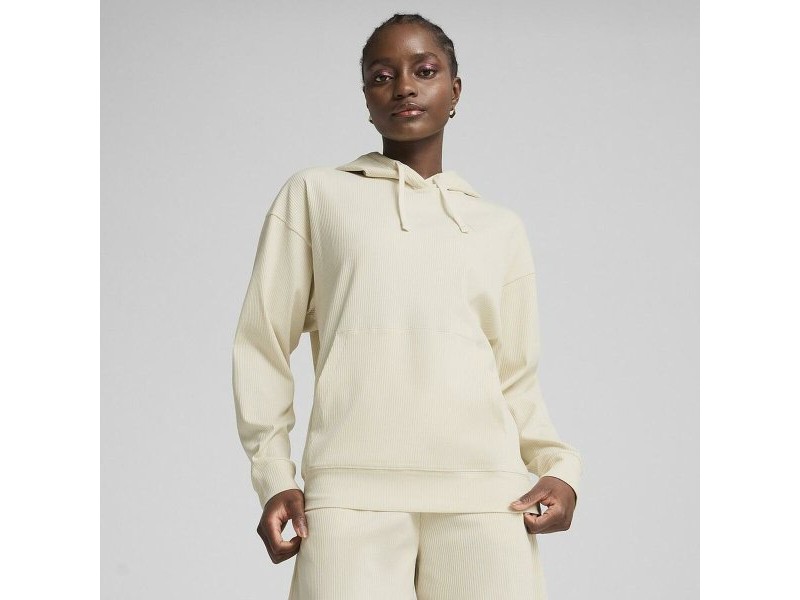 Дамски суичър с качулка Puma ESS ELEVATED 685023 87 Бежов