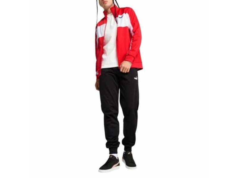 Спортен Костюм за Възрастни Puma Poly Colorblock Suit C/O 687304 11 Червен Мъже