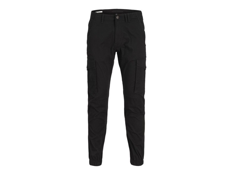 панталони Jack & Jones JPSTPAUL JJFLAKE CARGO NOOS 12139912 Черен