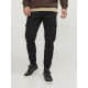 панталони Jack & Jones JPSTPAUL JJFLAKE CARGO NOOS 12139912 Черен
