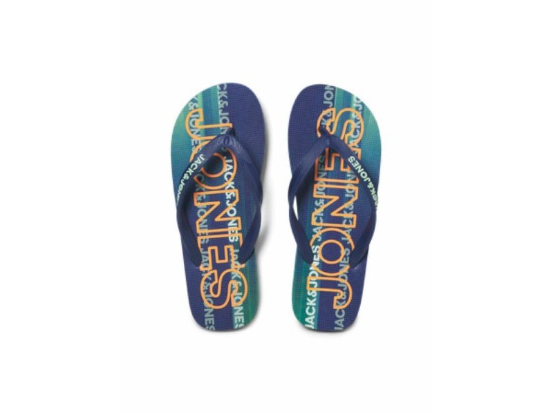 Джапанки за мъже Jack & Jones JFWLOGO 2.0 FLIP FLOP 12251259 Морско син