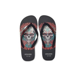Джапанки за мъже Jack & Jones JFWSKULLS Черен