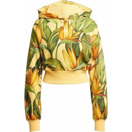 Дамски суичър с качулка Adidas FARM HOODIE JD6282 Жълт