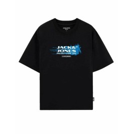 Мъжка тениска с къс ръкав Jack & Jones JCOCONDOR TEE SS CREW NECK FST 12284437 Черен