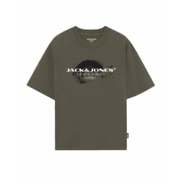 Мъжка тениска с къс ръкав Jack & Jones JCOCONDOR TEE SS CREW NECK FST 12284437 Зелен
