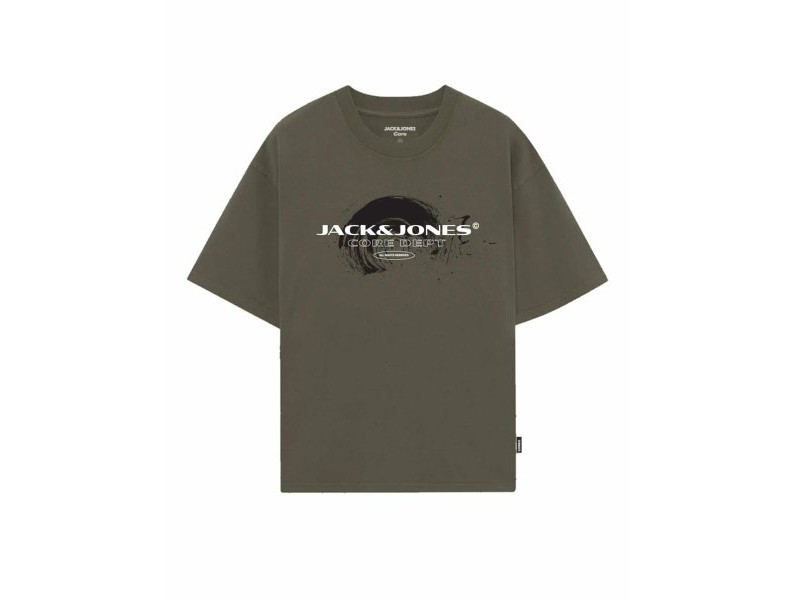 Мъжка тениска с къс ръкав Jack & Jones JCOCONDOR TEE SS CREW NECK FST 12284437 Зелен