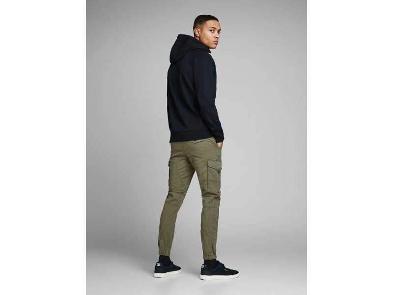 панталони Jack & Jones JPSTPAUL FLAKE CARGO 12141844 Зелен