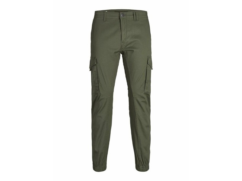 панталони Jack & Jones JPSTPAUL FLAKE CARGO 12141844 Зелен