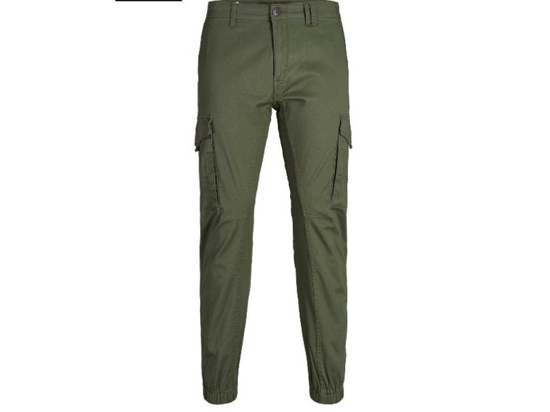 панталони Jack & Jones JPSTPAUL FLAKE CARGO 12141844 Зелен