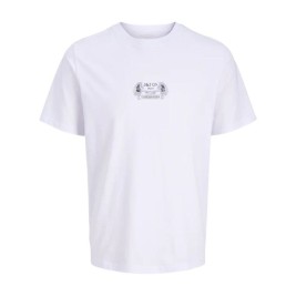 Мъжка тениска с къс ръкав Jack & Jones JORRETRO TEE SS CREW NECK SMU 12288009 Бял