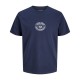 Мъжка тениска с къс ръкав Jack & Jones JORRETRO TEE SS CREW NECK SMU 12288009 Морско син