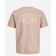 Мъжка тениска с къс ръкав Jack & Jones JORRETRO TEE SS CREW NECK SMU 12288009 Кафяв