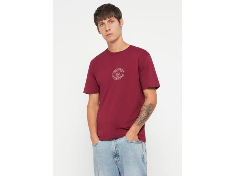 Мъжка тениска с къс ръкав Jack & Jones JORRETRO TEE SS CREW NECK SMU 12288009 Червен
