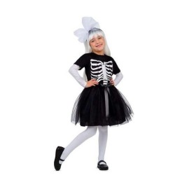 Маскировъчен костюм за деца My Other Me Скелет Tutu Черен (3 Части)