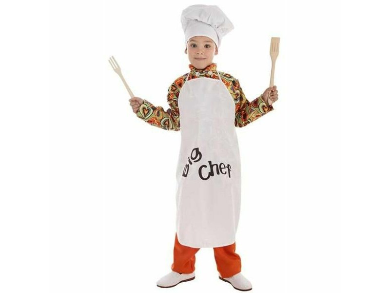 Маскировъчен костюм за деца Big Chef Готвачка (2 Части)