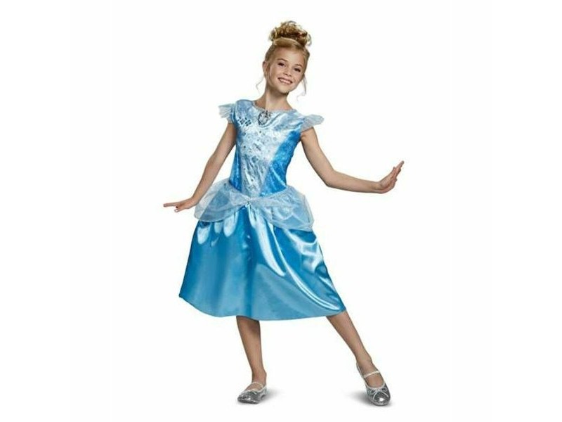 Маскировъчен костюм за деца Disney Princess Син Пепеляшка