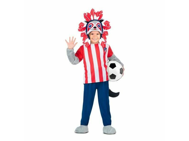 Маскировъчен костюм за деца Atlético Madrid 5 Части Американски Индианец