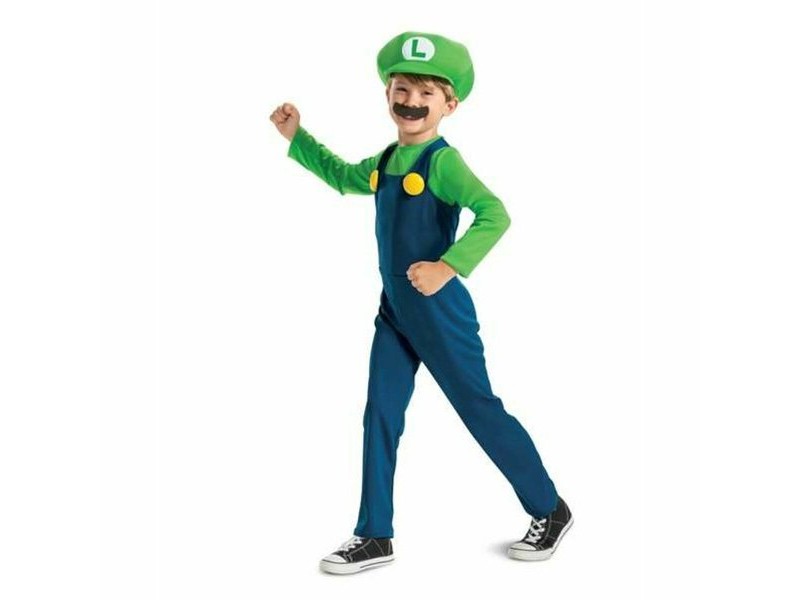 Маскировъчен костюм за деца Super Mario Luigi 2 Части